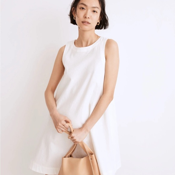 Madewell Dresses & Skirts - Madewell White A-Line Sleeveless Mini Dress